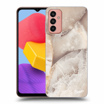 Szilikon tok erre a típusra Samsung Galaxy M13 M135F - Cream marble