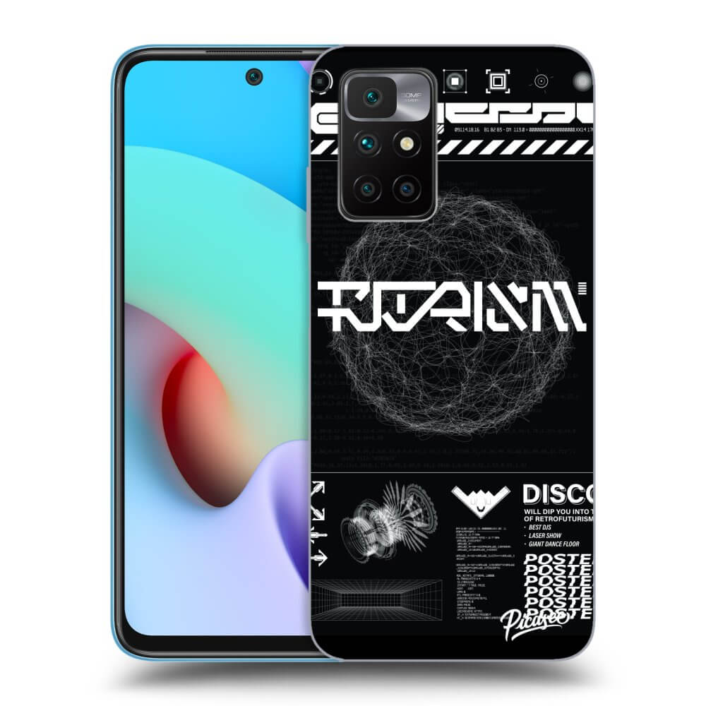 Picasee ULTIMATE CASE Xiaomi Redmi 10 (2022) - készülékre - BLACK DISCO