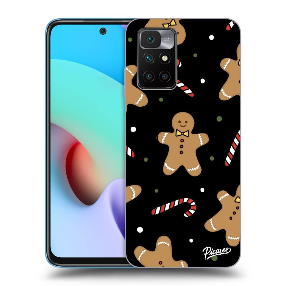 Picasee fekete szilikon tok az alábbi mobiltelefonokra Xiaomi Redmi 10 (2022) - Gingerbread