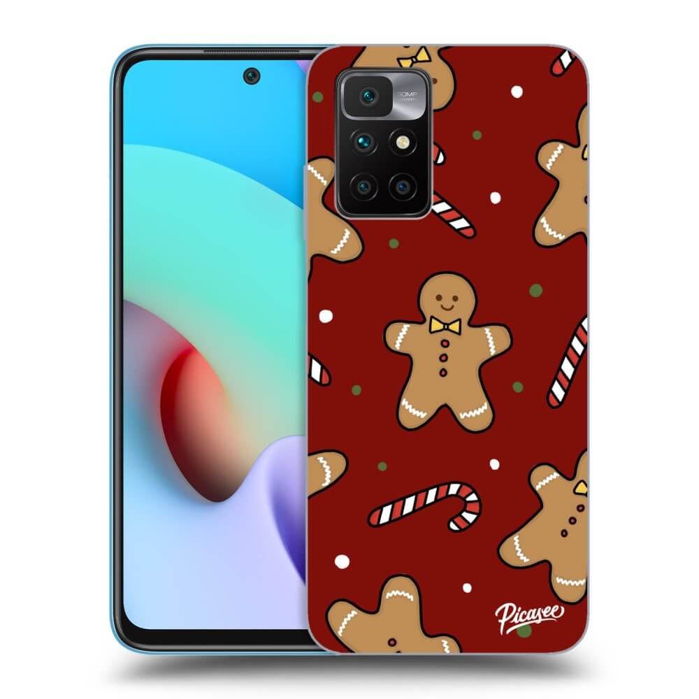 Picasee fekete szilikon tok az alábbi mobiltelefonokra Xiaomi Redmi 10 (2022) - Gingerbread 2