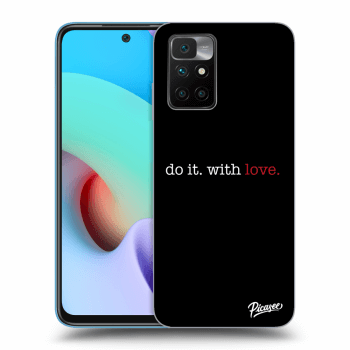 Picasee fekete szilikon tok az alábbi mobiltelefonokra Xiaomi Redmi 10 (2022) - Do it. With love.