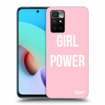 Picasee fekete szilikon tok az alábbi mobiltelefonokra Xiaomi Redmi 10 (2022) - Girl power