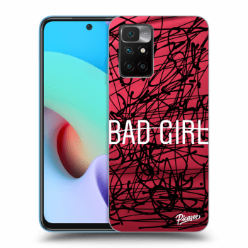 Picasee fekete szilikon tok az alábbi mobiltelefonokra Xiaomi Redmi 10 (2022) - Bad girl