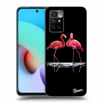 Picasee ULTIMATE CASE Xiaomi Redmi 10 (2022) - készülékre - Flamingos couple