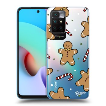 Picasee átlátszó szilikon tok az alábbi mobiltelefonokra Xiaomi Redmi 10 (2022) - Gingerbread