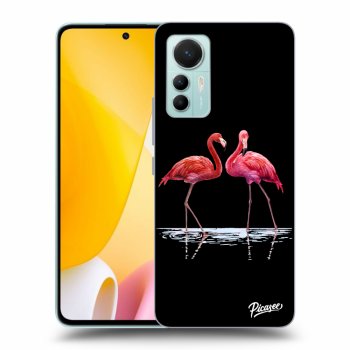 Szilikon tok erre a típusra Xiaomi 12 Lite - Flamingos couple