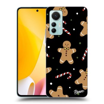 Picasee fekete szilikon tok az alábbi mobiltelefonokra Xiaomi 12 Lite - Gingerbread