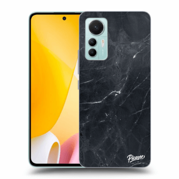 Szilikon tok erre a típusra Xiaomi 12 Lite - Black marble