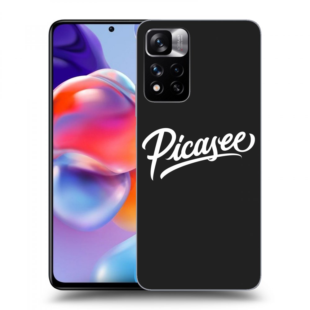 Picasee fekete szilikon tok az alábbi mobiltelefonokra Xiaomi Redmi Note 11 Pro+ 5G - Picasee - White