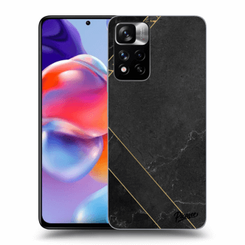 Szilikon tok erre a típusra Xiaomi Redmi Note 11 Pro+ 5G - Black tile