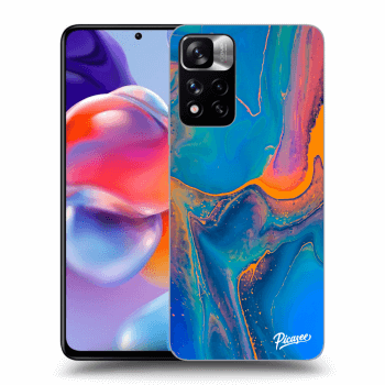 Szilikon tok erre a típusra Xiaomi Redmi Note 11 Pro+ 5G - Rainbow