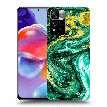 Szilikon tok erre a típusra Xiaomi Redmi Note 11 Pro+ 5G - Green Gold