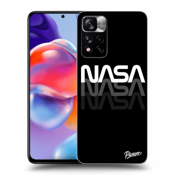 Picasee fekete szilikon tok az alábbi mobiltelefonokra Xiaomi Redmi Note 11 Pro+ 5G - NASA Triple