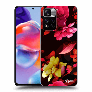 Szilikon tok erre a típusra Xiaomi Redmi Note 11 Pro+ 5G - Dark Peonny