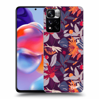 Szilikon tok erre a típusra Xiaomi Redmi Note 11 Pro+ 5G - Purple Leaf