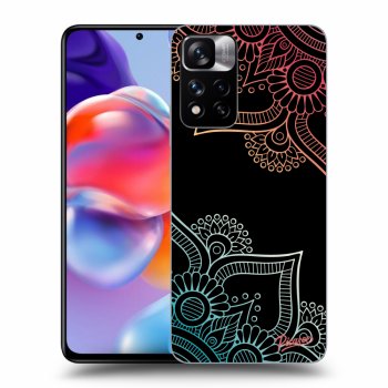 Szilikon tok erre a típusra Xiaomi Redmi Note 11 Pro+ 5G - Flowers pattern