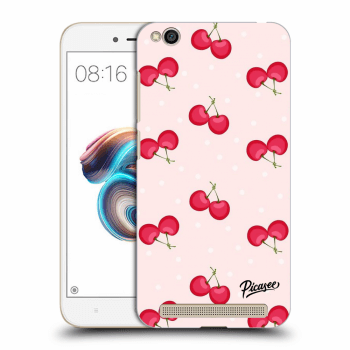 Picasee fekete szilikon tok az alábbi mobiltelefonokra Xiaomi Redmi 5A - Cherries