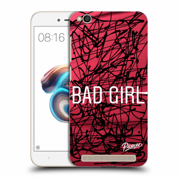 Picasee fekete szilikon tok az alábbi mobiltelefonokra Xiaomi Redmi 5A - Bad girl