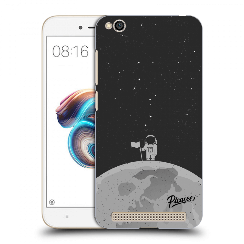 Picasee fekete szilikon tok az alábbi mobiltelefonokra Xiaomi Redmi 5A - Astronaut