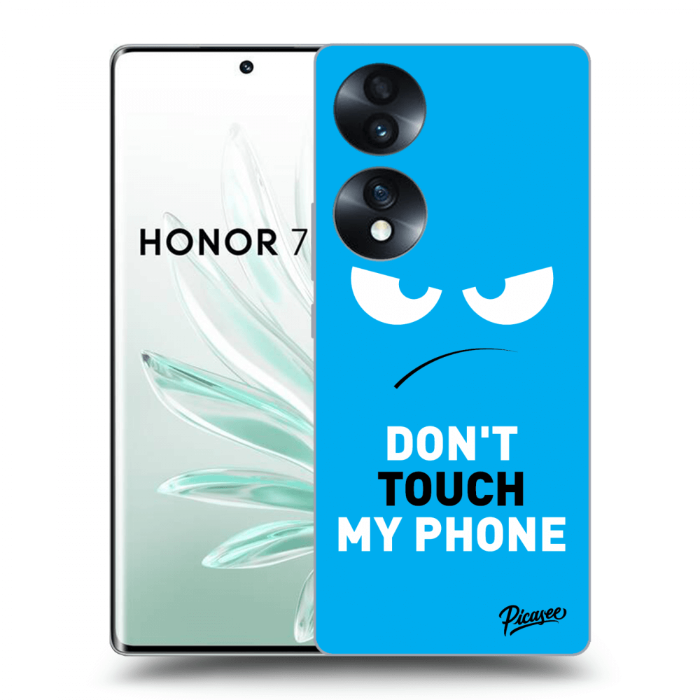 Picasee átlátszó szilikon tok az alábbi mobiltelefonokra Honor 70 - Angry Eyes - Blue