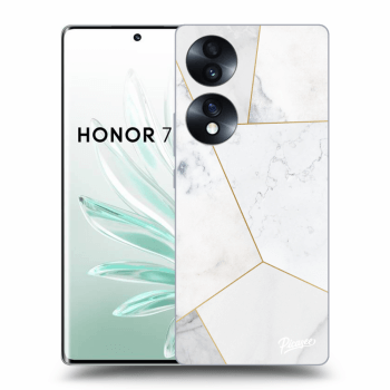 Szilikon tok erre a típusra Honor 70 - White tile