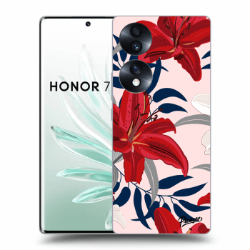 Szilikon tok erre a típusra Honor 70 - Red Lily