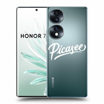 Picasee átlátszó szilikon tok az alábbi mobiltelefonokra Honor 70 - Picasee - White