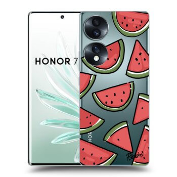 Picasee átlátszó szilikon tok az alábbi mobiltelefonokra Honor 70 - Melone