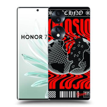 Picasee fekete szilikon tok az alábbi mobiltelefonokra Honor 70 - EXPLOSION