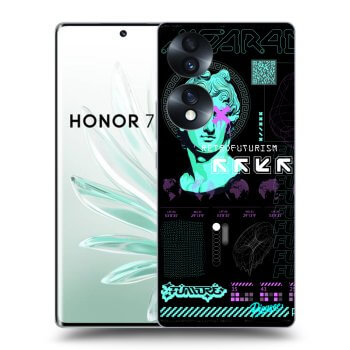 Picasee fekete szilikon tok az alábbi mobiltelefonokra Honor 70 - RETRO