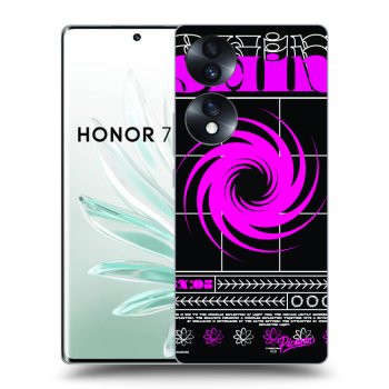 Picasee fekete szilikon tok az alábbi mobiltelefonokra Honor 70 - SHINE