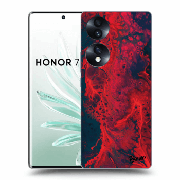 Szilikon tok erre a típusra Honor 70 - Organic red