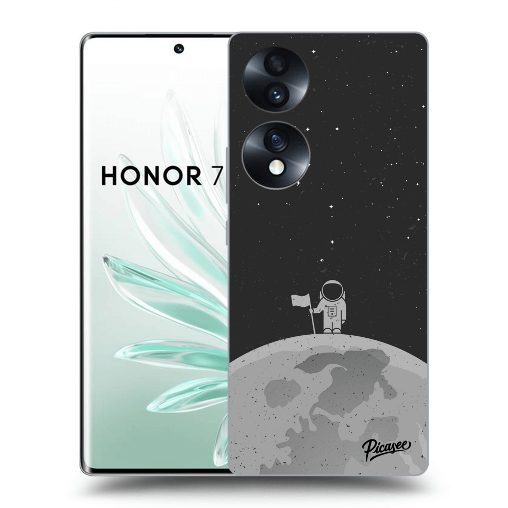 Picasee fekete szilikon tok az alábbi mobiltelefonokra Honor 70 - Astronaut