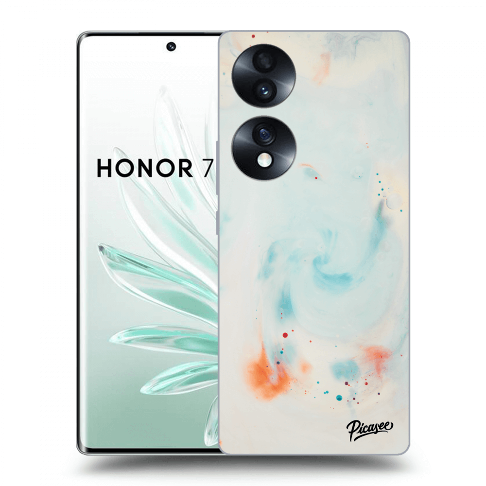 Picasee átlátszó szilikon tok az alábbi mobiltelefonokra Honor 70 - Splash