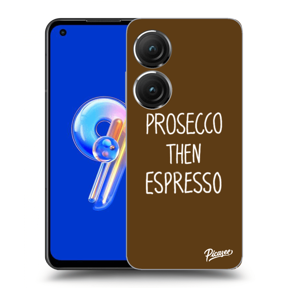 Picasee átlátszó szilikon tok az alábbi mobiltelefonokra Asus Zenfone 9 - Prosecco then espresso