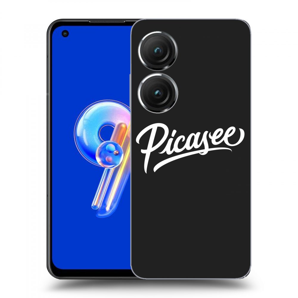 Picasee fekete szilikon tok az alábbi mobiltelefonokra Asus Zenfone 9 - Picasee - White