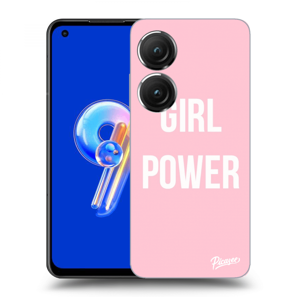 Picasee fekete szilikon tok az alábbi mobiltelefonokra Asus Zenfone 9 - Girl power