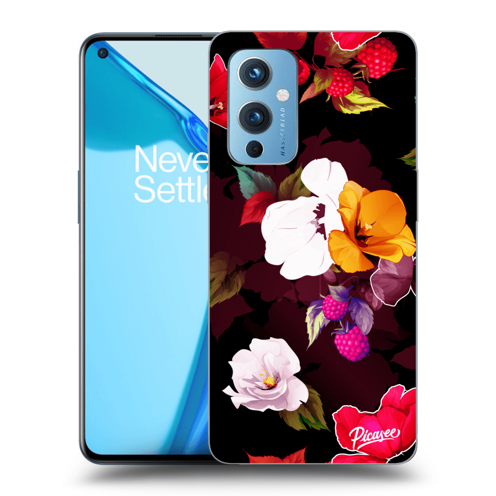 Picasee ULTIMATE CASE OnePlus 9 - készülékre - Flowers and Berries