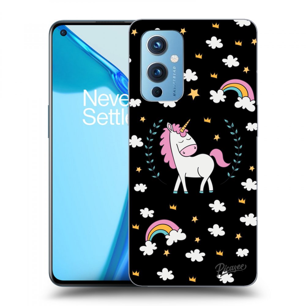 Picasee ULTIMATE CASE OnePlus 9 - készülékre - Unicorn star heaven