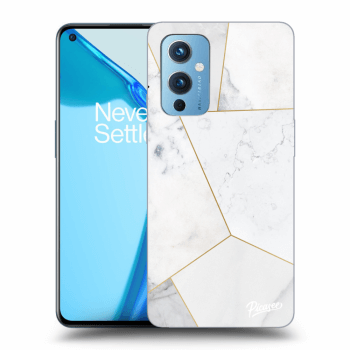 Szilikon tok erre a típusra OnePlus 9 - White tile