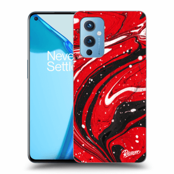 Szilikon tok erre a típusra OnePlus 9 - Red black