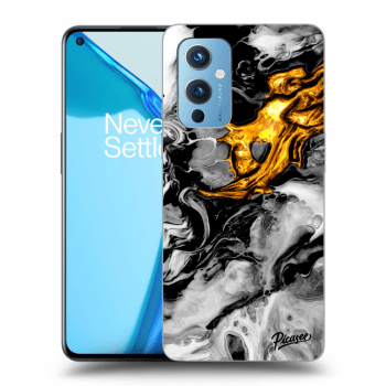 Szilikon tok erre a típusra OnePlus 9 - Black Gold 2