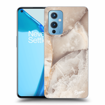 Szilikon tok erre a típusra OnePlus 9 - Cream marble