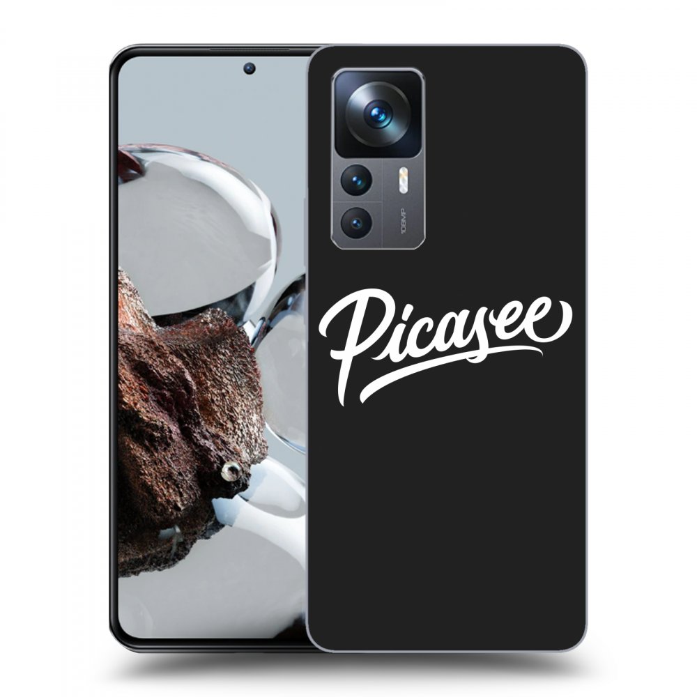 Picasee fekete szilikon tok az alábbi mobiltelefonokra Xiaomi 12T - Picasee - White