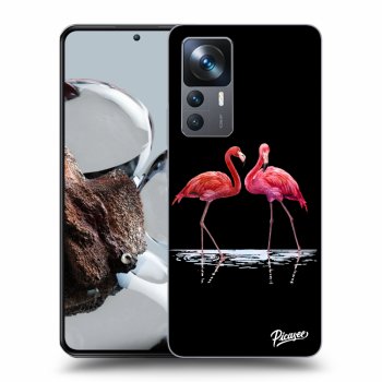 Szilikon tok erre a típusra Xiaomi 12T - Flamingos couple