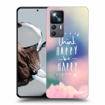 Picasee fekete szilikon tok az alábbi mobiltelefonokra Xiaomi 12T - Think happy be happy