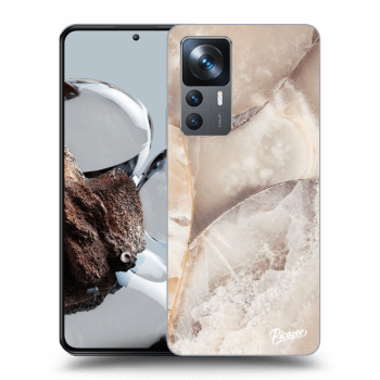 Szilikon tok erre a típusra Xiaomi 12T - Cream marble