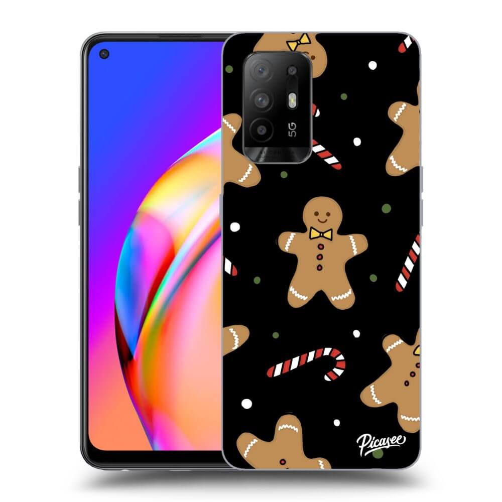 Picasee fekete szilikon tok az alábbi mobiltelefonokra OPPO A94 5G - Gingerbread