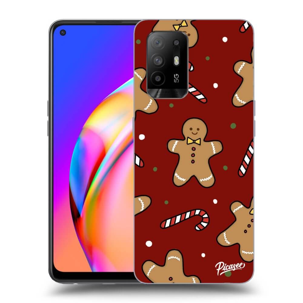 Picasee átlátszó szilikon tok az alábbi mobiltelefonokra OPPO A94 5G - Gingerbread 2