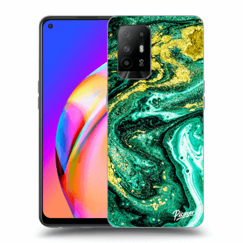 Picasee ULTIMATE CASE OPPO A94 5G - készülékre - Green Gold